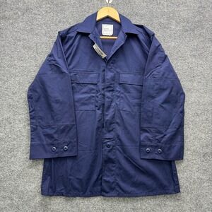 Military Surplus 8415-01-504-7469 Utility Jacket Mens 41R Navy Blue Long Outdoor